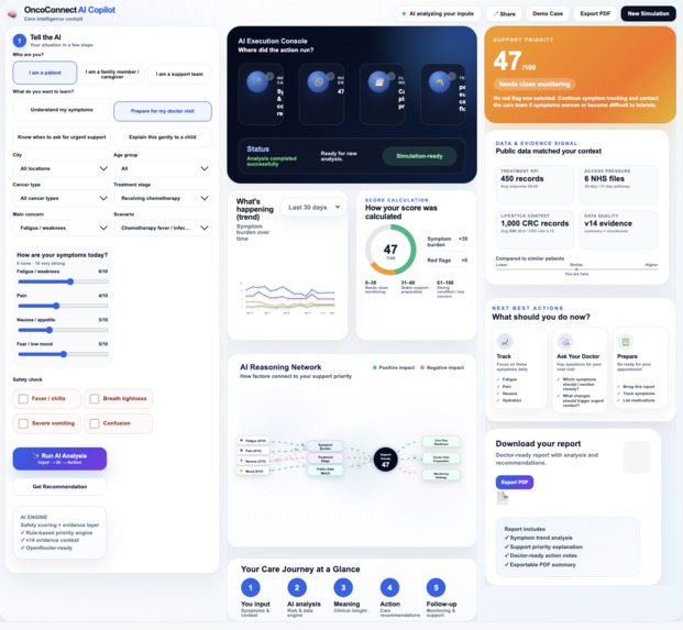 OncoConnect AI – screenshot 2