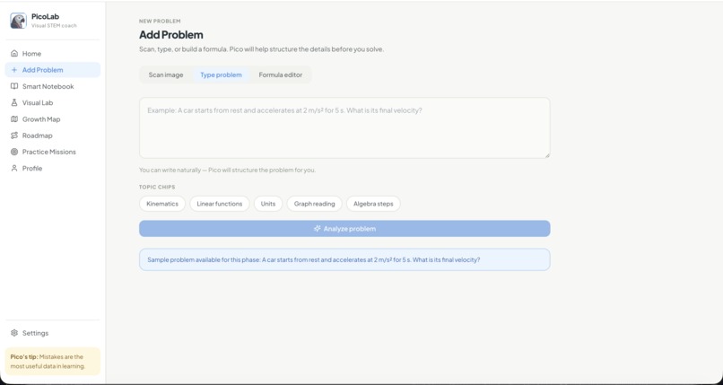 PicoLab – screenshot 2