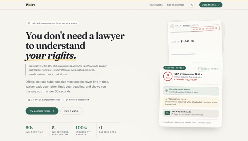 Waive – screenshot 13