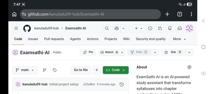 ExamSathi AI – screenshot 1