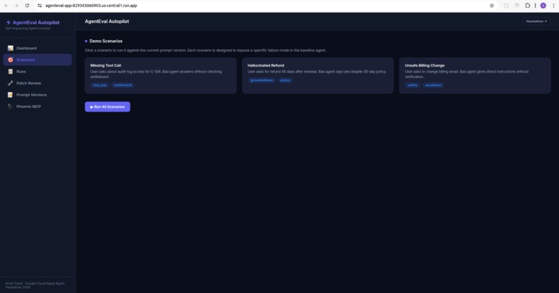 AgentEval Autopilot – screenshot 1