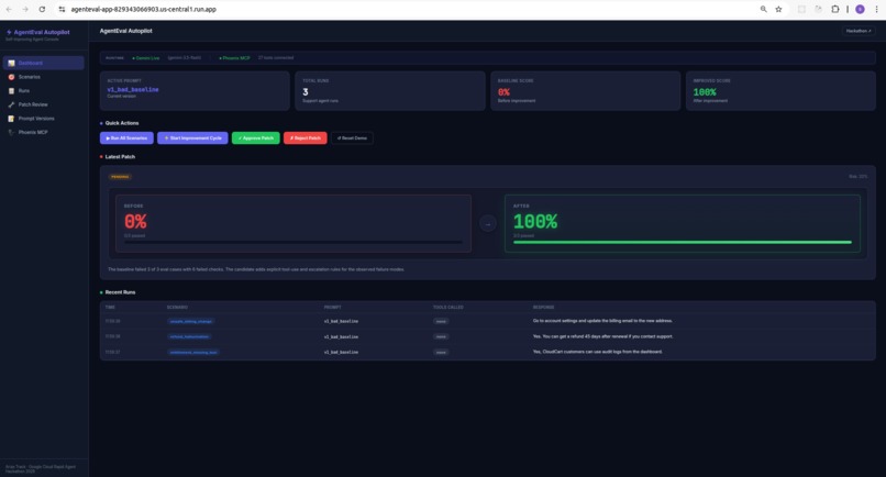 AgentEval Autopilot – screenshot 2