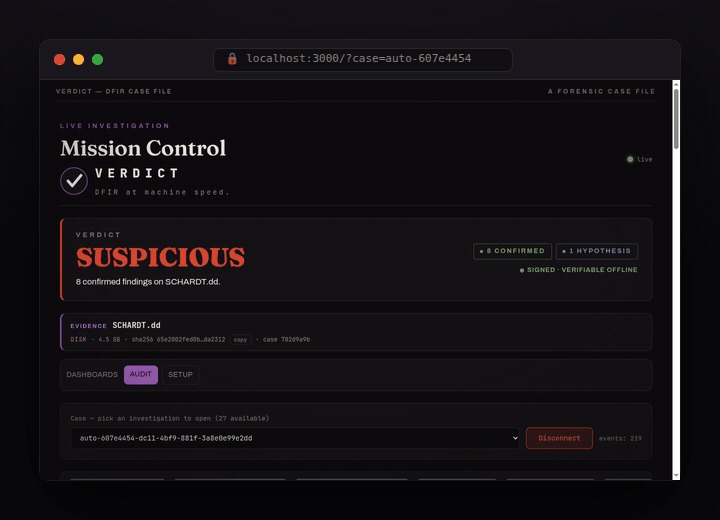 VERDICT – screenshot 1