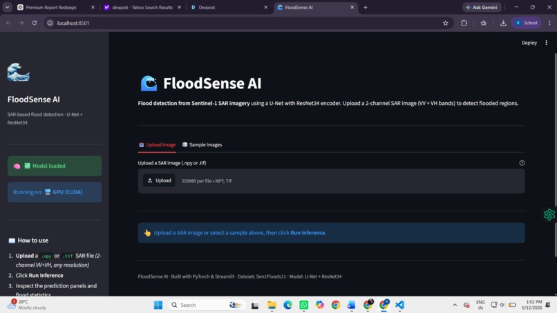 FloodSense AI – screenshot 2