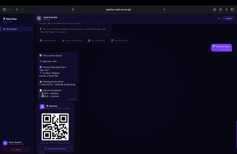 GateFlow: QR-Based Access Control – screenshot 5