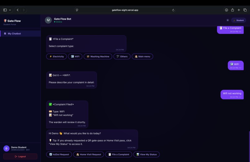 GateFlow: QR-Based Access Control – screenshot 4