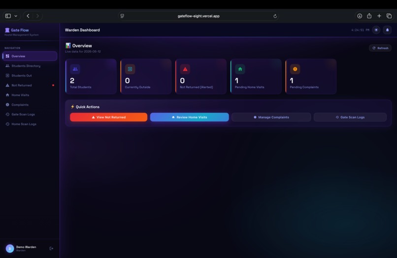 GateFlow: QR-Based Access Control – screenshot 6