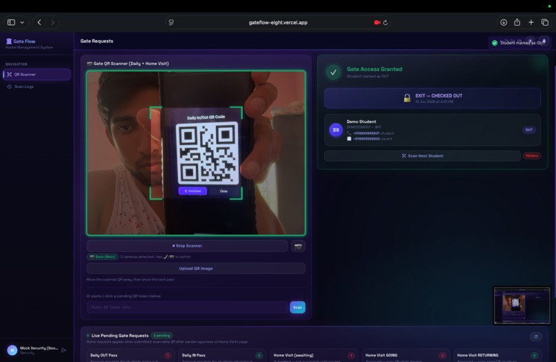 GateFlow: QR-Based Access Control – screenshot 10