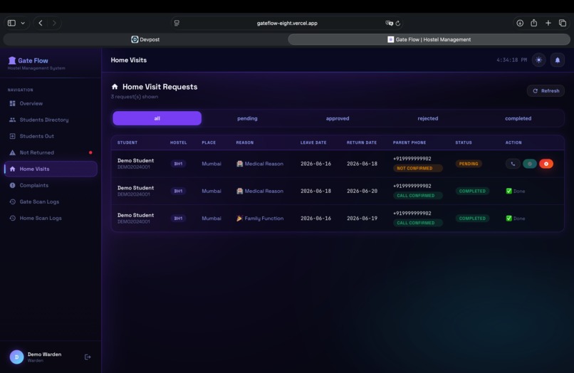 GateFlow: QR-Based Access Control – screenshot 7
