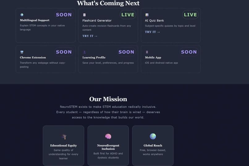 NeuroSTEM: AI-powered STEM for every mind` – screenshot 6