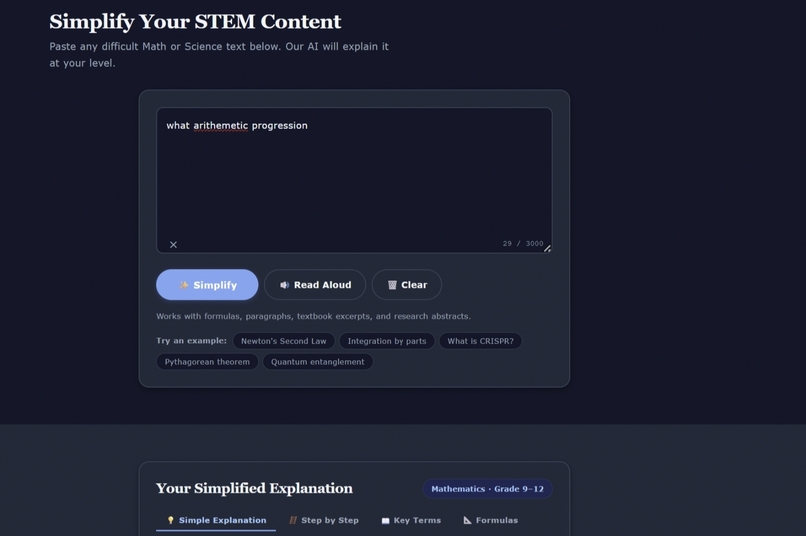 NeuroSTEM: AI-powered STEM for every mind` – screenshot 8