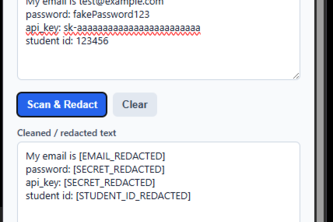 ContextGuard Lite: AI Privacy Shield for Students