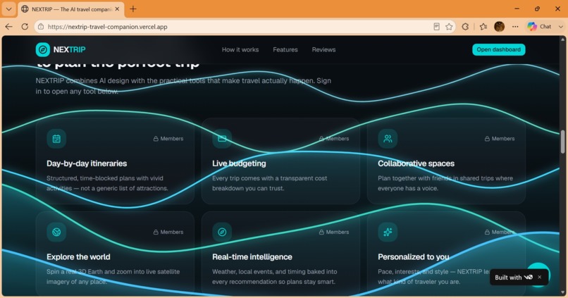 NEXTTRIP – screenshot 2
