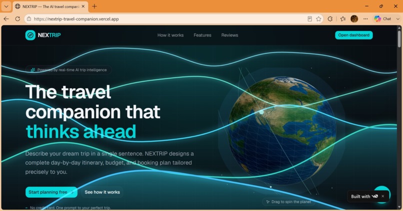 NEXTTRIP – screenshot 1
