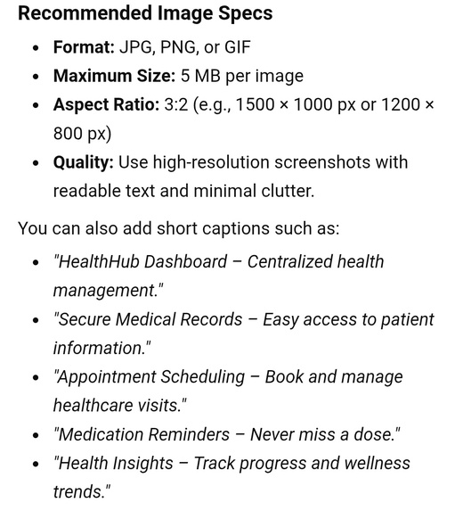HealthHub – screenshot 1