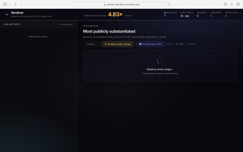 sentinel – screenshot 2