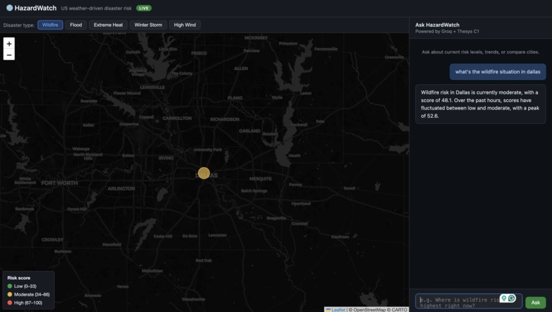 hazardWatch – screenshot 1