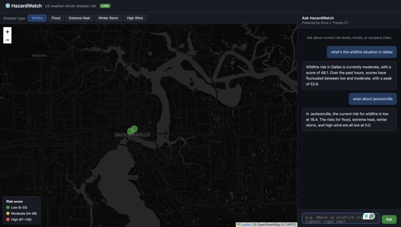 hazardWatch – screenshot 2