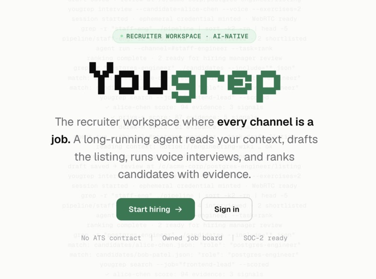 Yougrep – screenshot 1