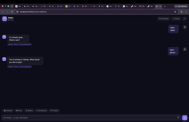 AI assistence – screenshot 1