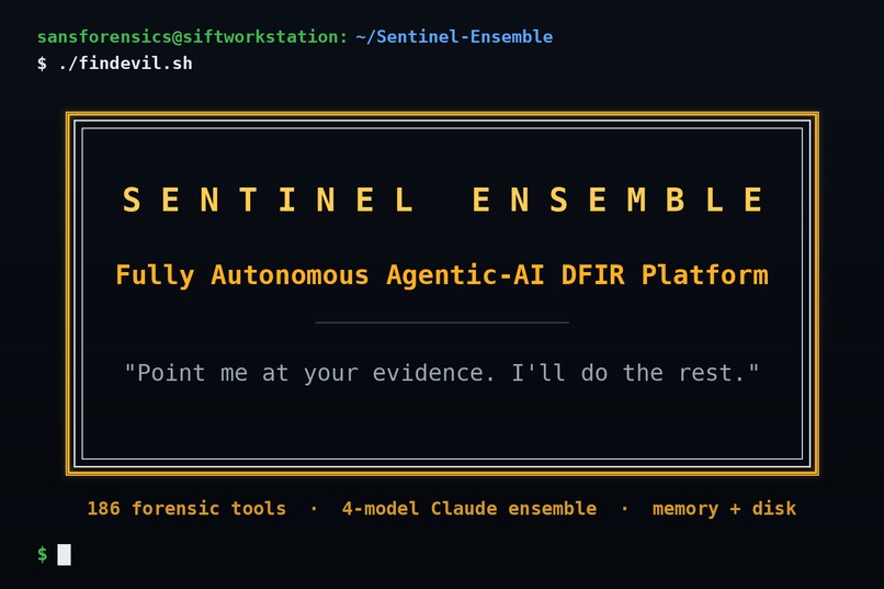 Sentinel Ensemble - Autonomous DFIR Ai-Agent – screenshot 1