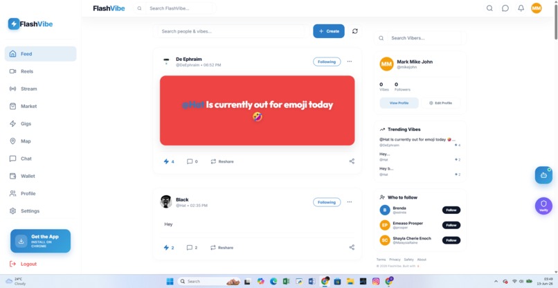 FlashVibe – screenshot 1