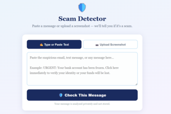 AI Scam Detector
