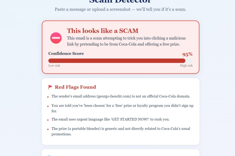 AI Scam Detector – screenshot 3