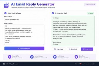 AI Email reply Generator 