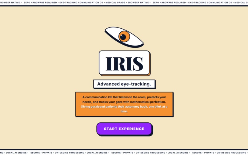 Project Iris: Edge AI AAC Platform – screenshot 2