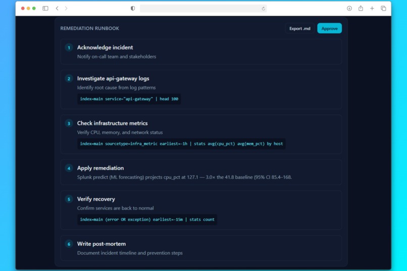 OpsWarRoom - Agentic Incident Investigation – screenshot 6