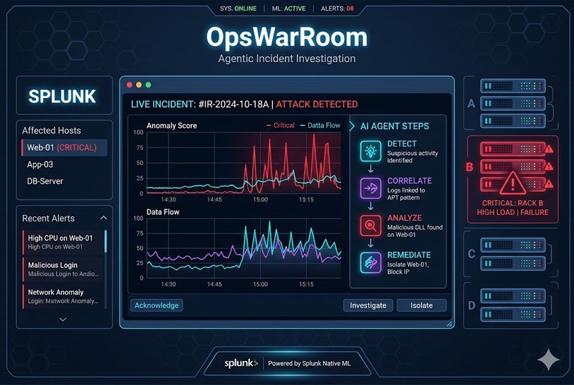 OpsWarRoom - Agentic Incident Investigation – screenshot 1