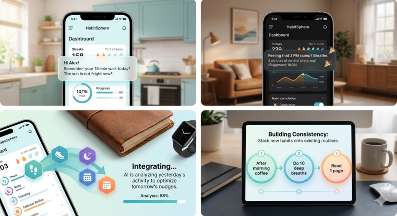 Habit Tracker with AI Nudges   – screenshot 1