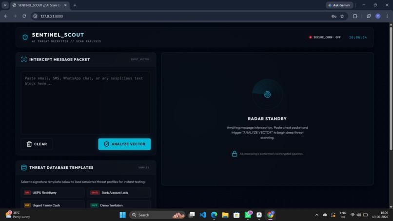 Sentinel_Scout AI – screenshot 1