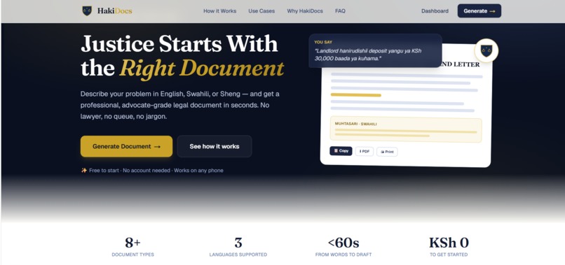 HakiDocs – screenshot 1
