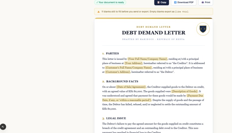 HakiDocs – screenshot 4