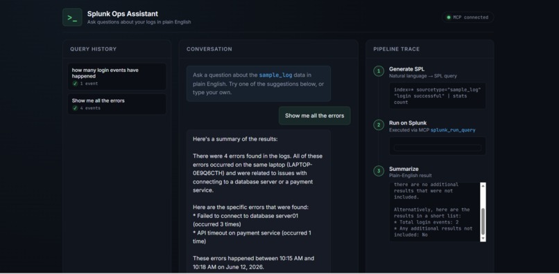 Splunk-Ops-Assistant – screenshot 1