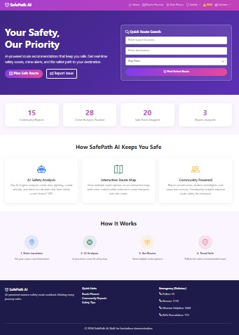 SafePath Ai – screenshot 1