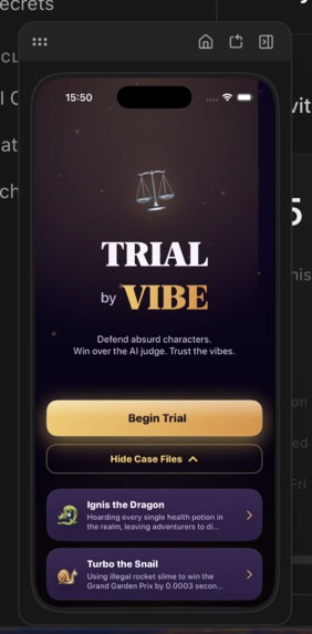 Trial by Vibe – screenshot 2
