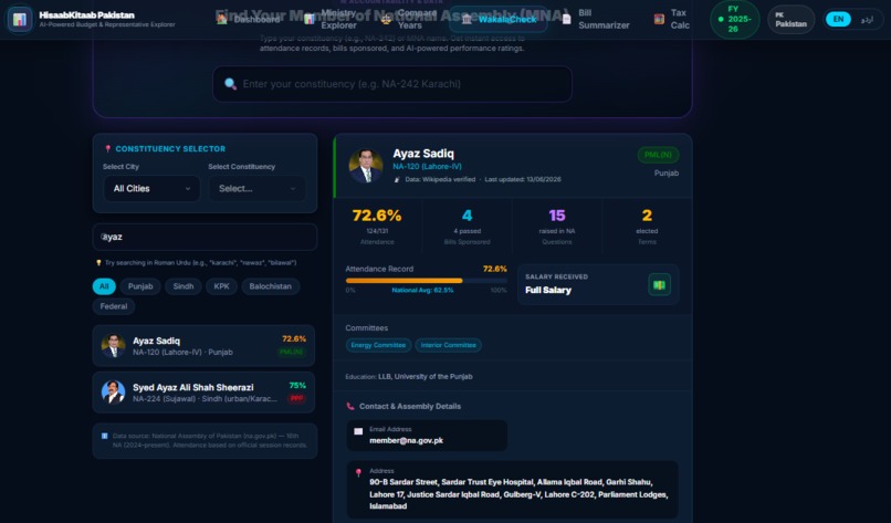 HisaabKitaab — Pakistan's AI Accountability Platform – screenshot 7
