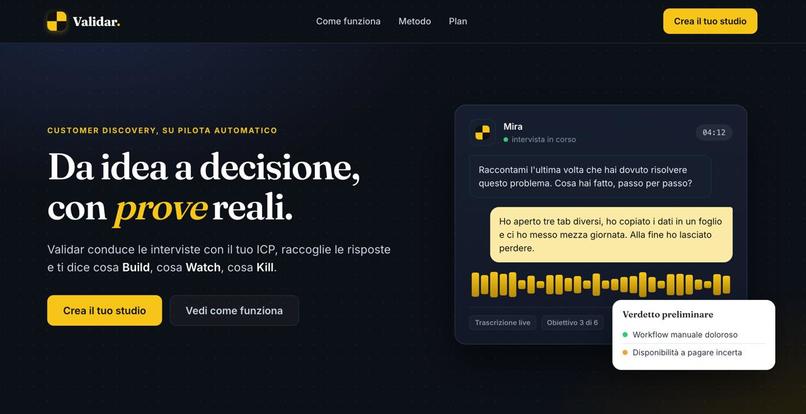 Validar – screenshot 2