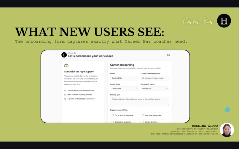 Career Bar – screenshot 1