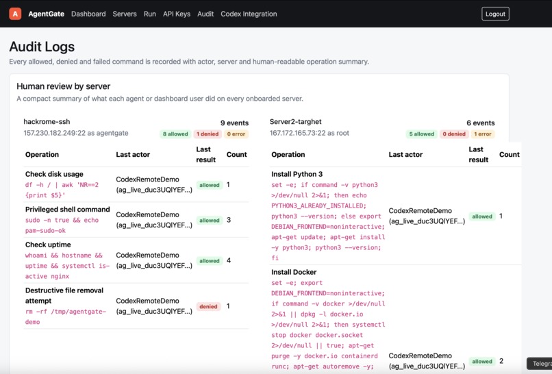 AgentGate – screenshot 7