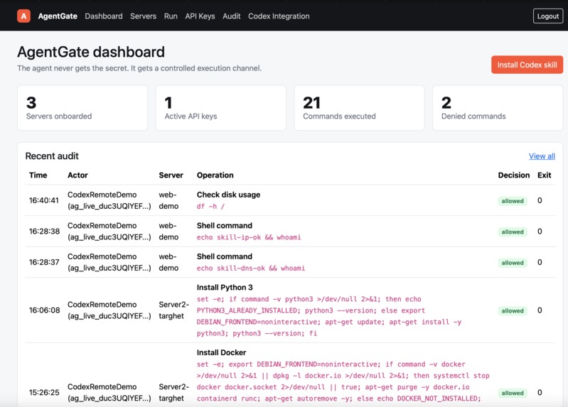 AgentGate – screenshot 8