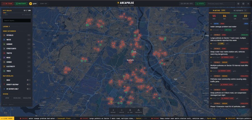 Areapulse – screenshot 1