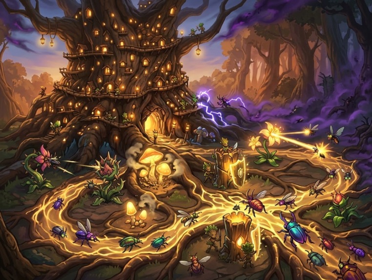 Rootbound Rampart - Game Design – screenshot 4