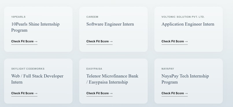 Intern Match – screenshot 2