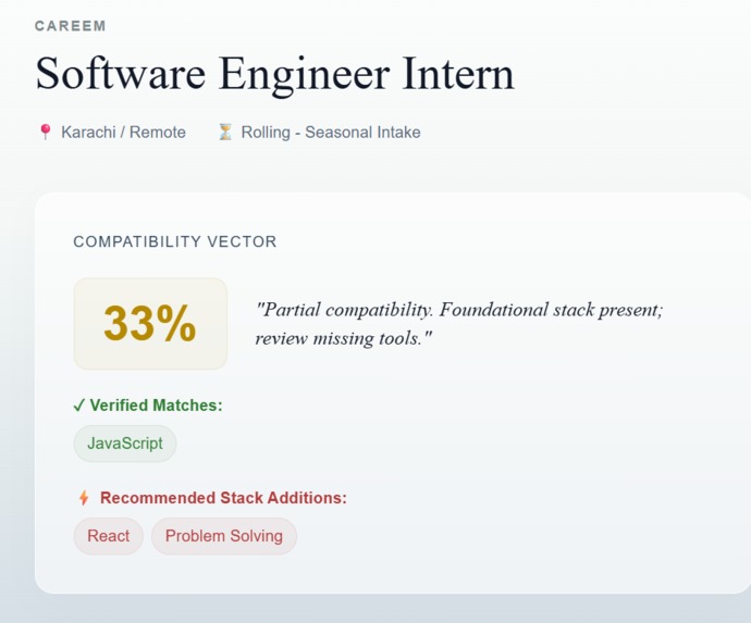 Intern Match – screenshot 3