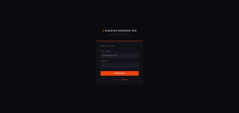 RapidAid MIS – screenshot 1