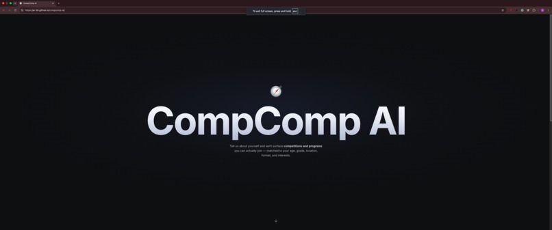 CompComp AI – screenshot 1